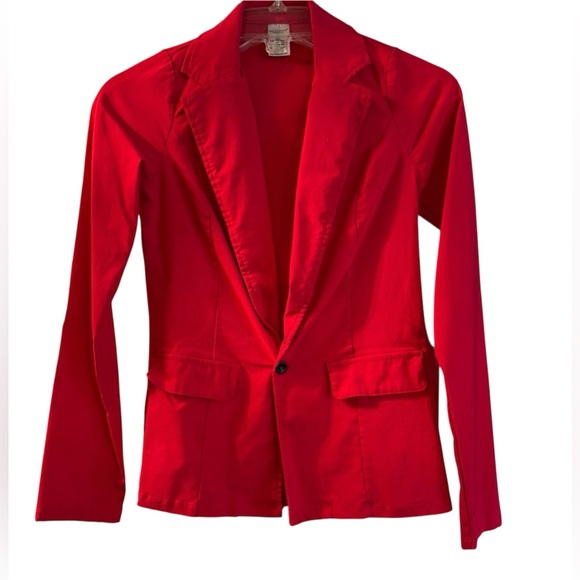 Weissman Bold Red Women's Blazer - Picture 1 of 8